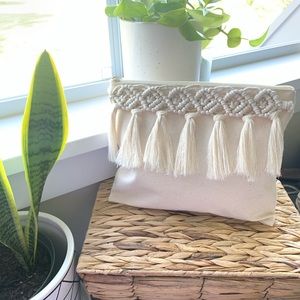 Boho Macrame Fringe Tassel Bag